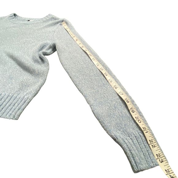 H&M Divided Women Baby Blue Knit Pullover Sweater Soft Small - Picture 9 of 10